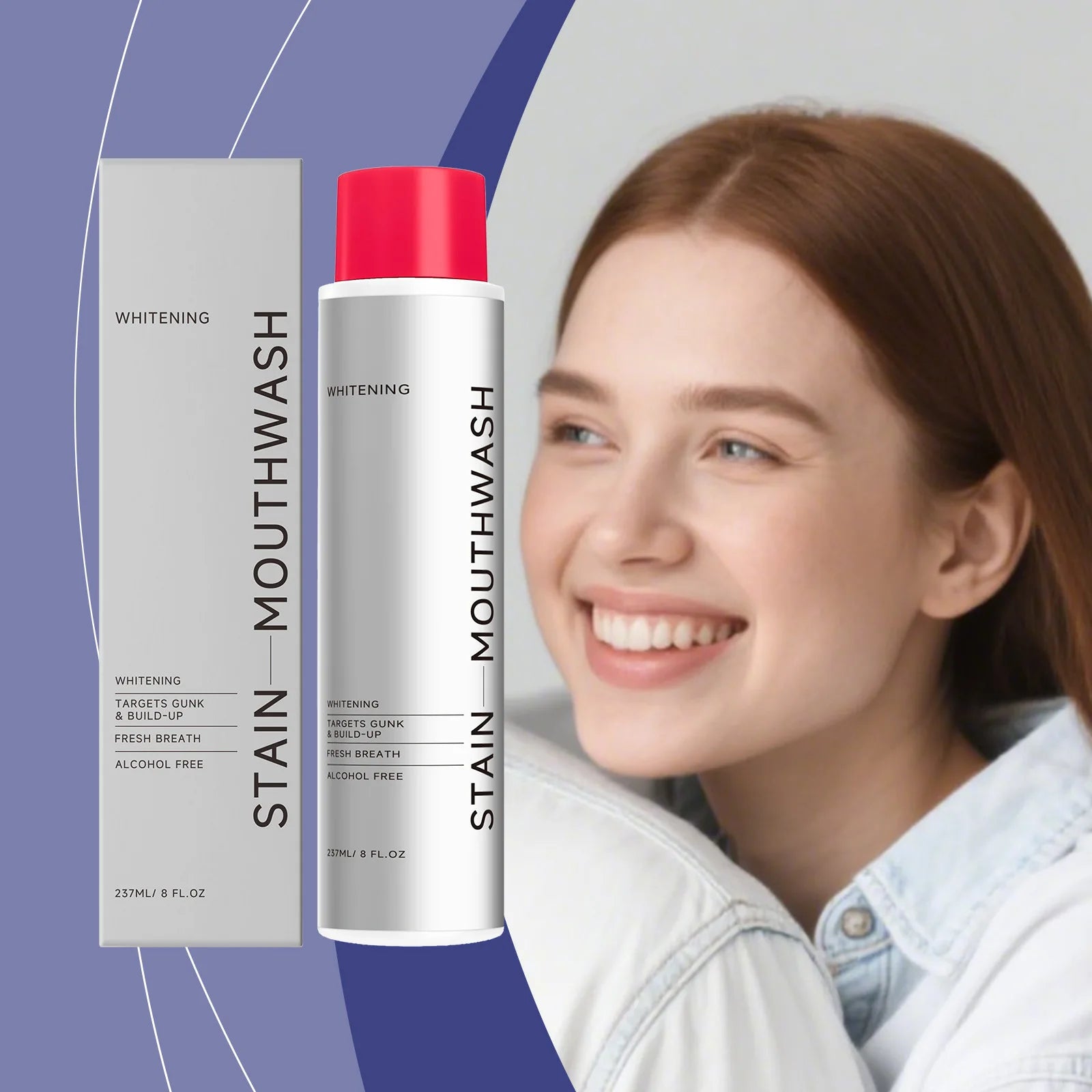 Instantly Fresh Mouthwash Fast Eliminate Oral Odor Clean Mouth Dirt Protect Oral Health Gentle Non-Irritating Menthol Mouthwash Oasis Select