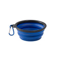1000ML Dog Food Bowl Feeder Cat Drinking Water Folding Silicone Pet Travel Bowls Foldable Cup Dish With Carabiner Pet Supplies Oasis Select Blue 1000ml