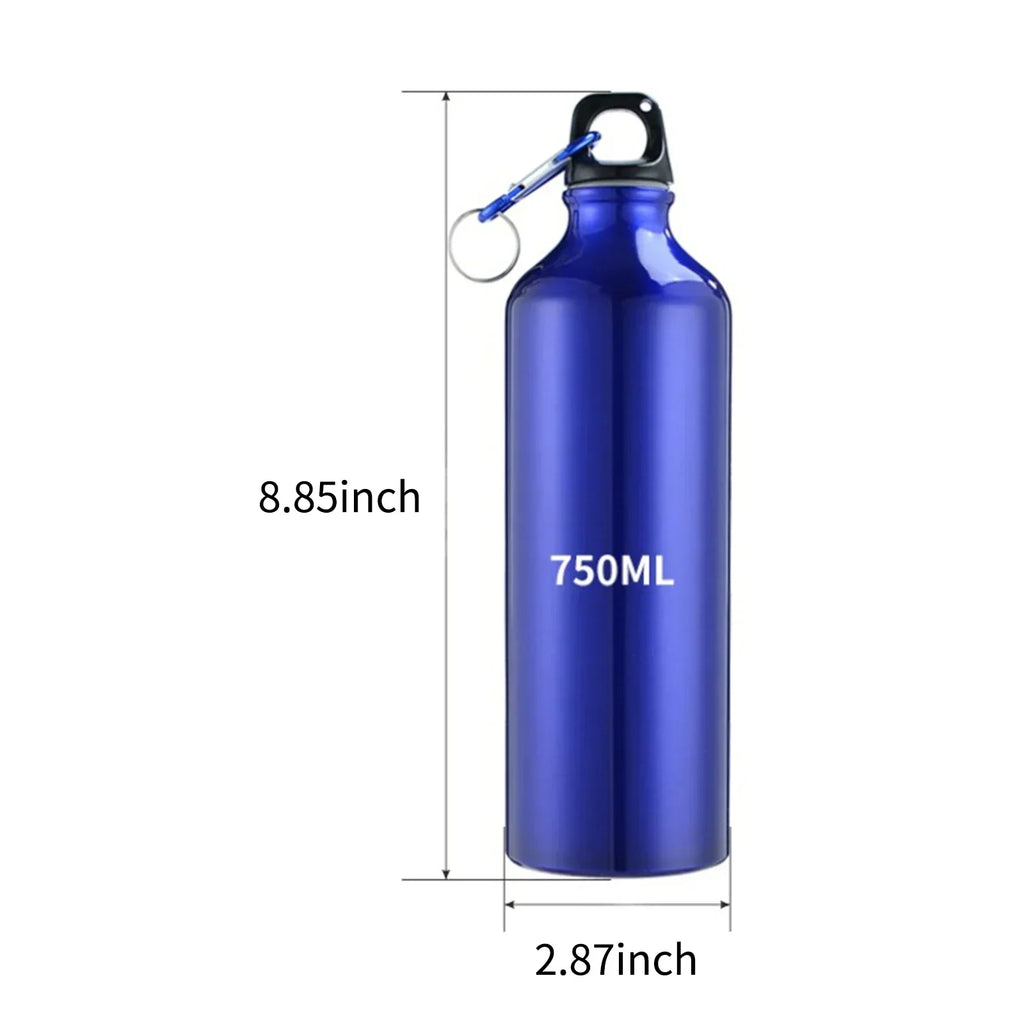 500/750mL Aluminum Outdoor Bike Sports Water Bottle Drinking Kettle Drinking Cup Leakproof Water Jug for Travel Running Camping Oasis Select