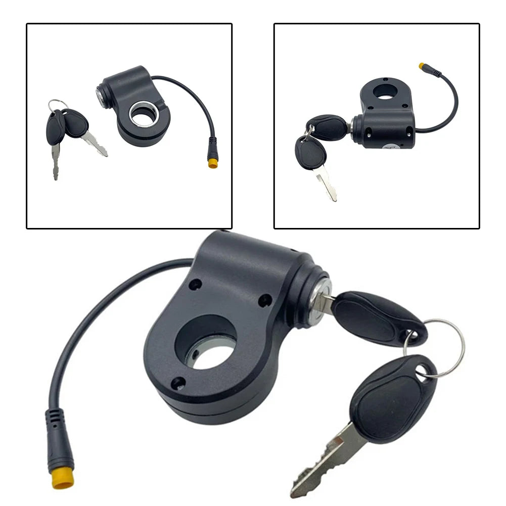 Ignition Lock Scooter Key Switch Daily Commute Black Secure Ignition Switch For Scooter Waterproof Wiring Harness Oasis Select