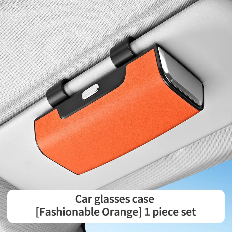 Car Sun Visor Glasses Case – Anti-Scratch Sunglasses Holder
