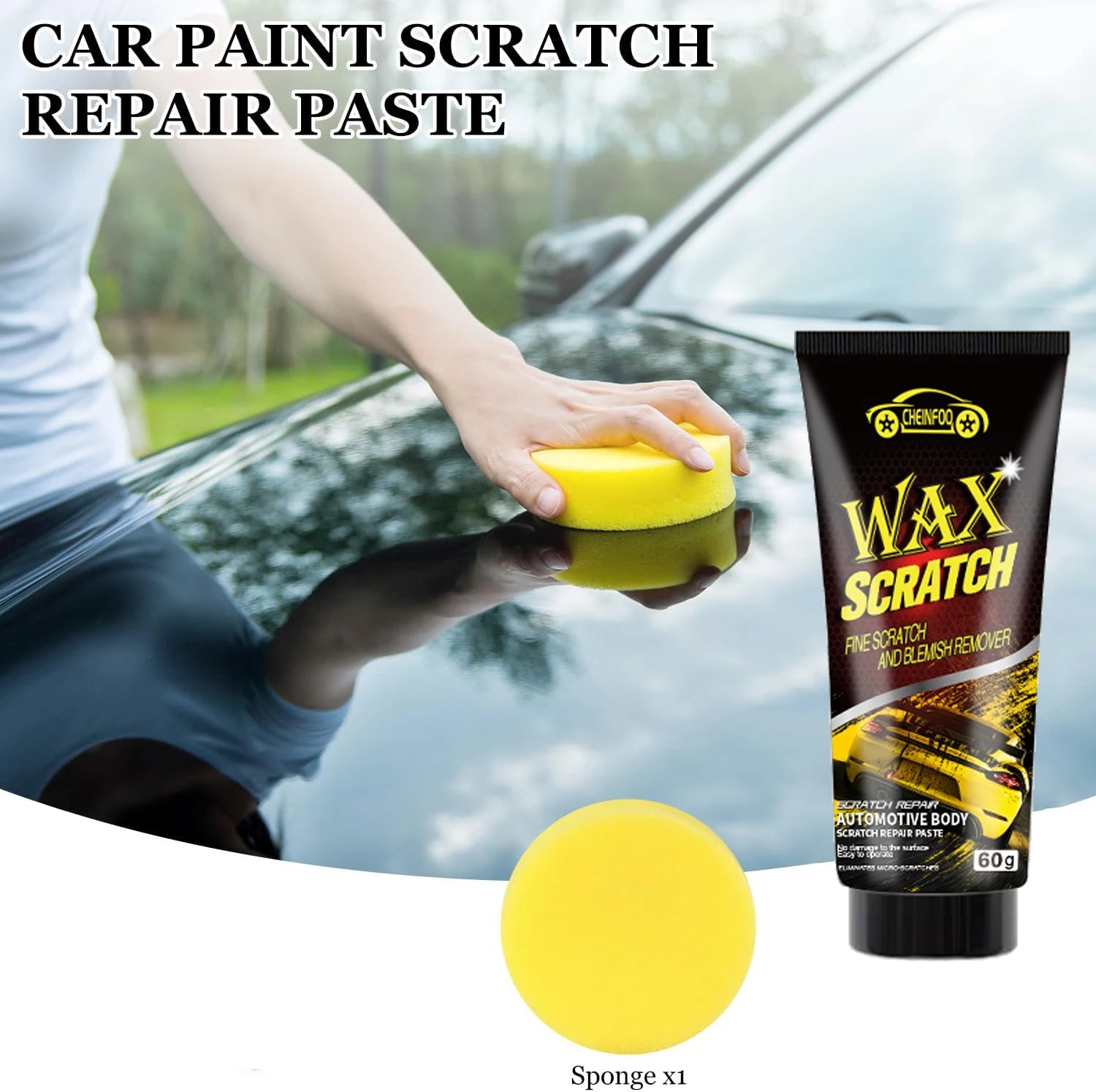 CHEINFOO Car Scratch Repair Wax | Polish & Auto Detailing Car Scratch Repair Wax Oasis Select