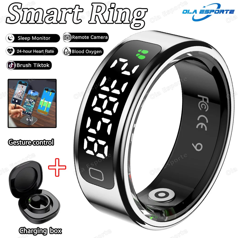 Ola Esporte R11C Smart Ring – SpO2, Heart Rate & Gesture Control