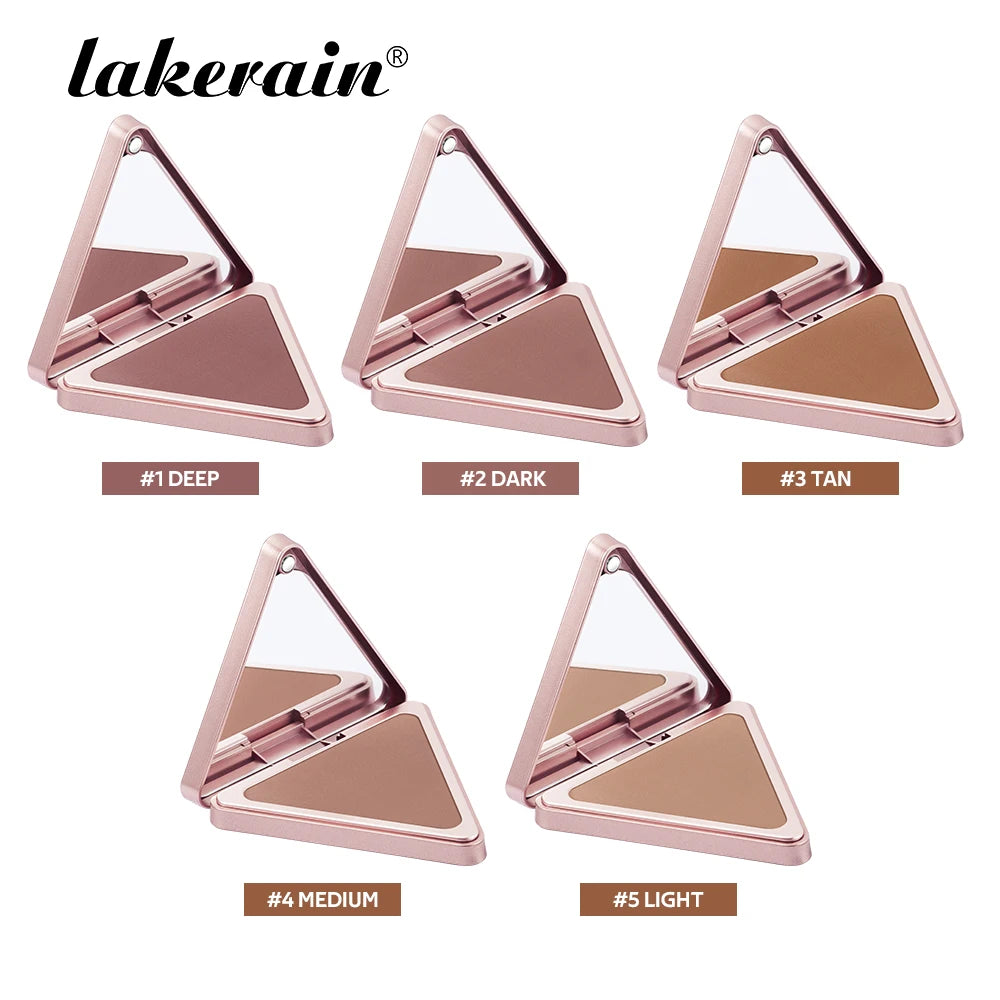 Matte Bronzer Powder Long-Lasting Makeup Effect Waterproof Sweatproof Setting Powder Oil Control Bronzers Smooth Face Makeup Oasis Select SET Bronzer