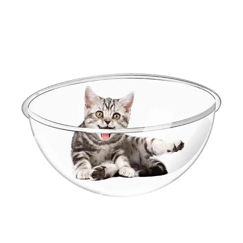 Acrylic Cat Hammock Replacement Dome Cover Cat House Nest Pet Furniture Anti-Scratch Cat Toy Beds for Indoor Cats Tree Tower Oasis Select
