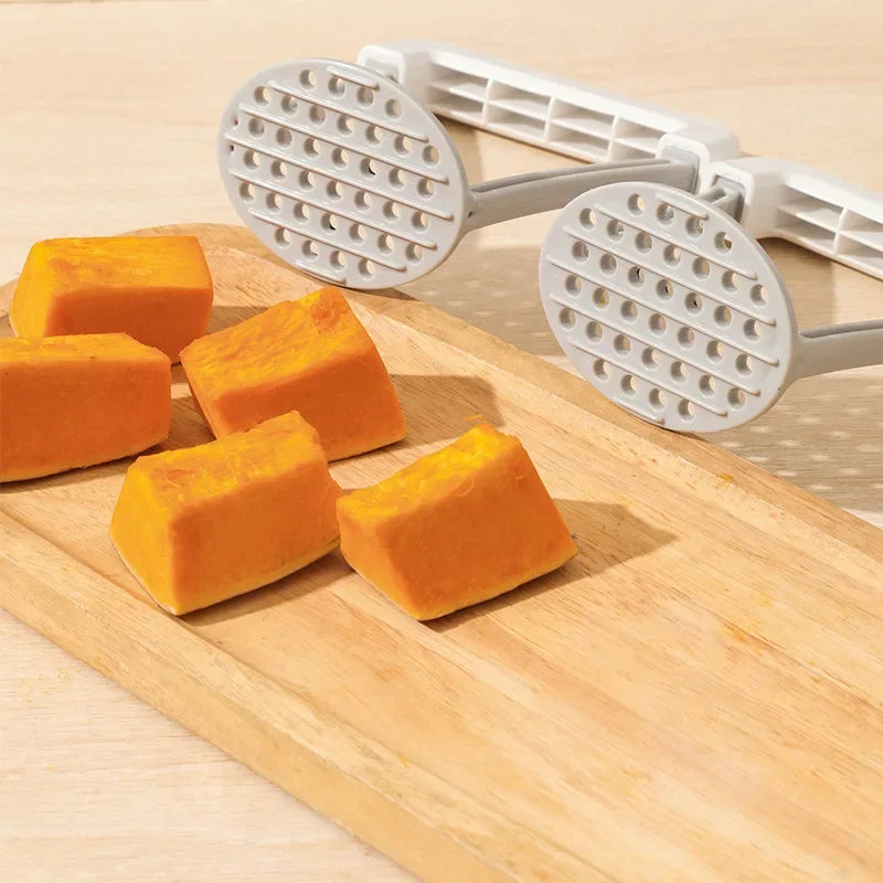 Manual Potato Masher Durable Potato Ricer Kitchen Vegetable Masher With Non-Slip Handle Fruit Juicer Kitchen Gadgets Oasis Select
