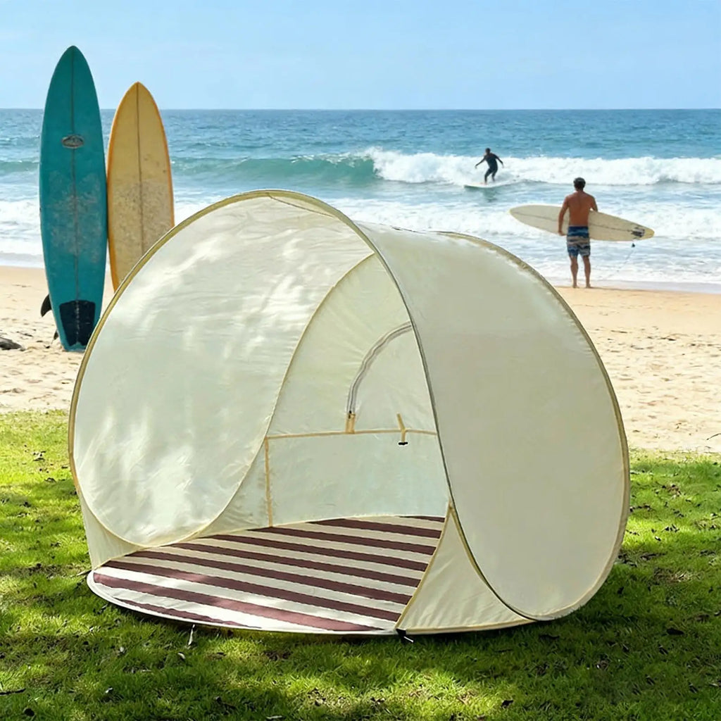 Reusable Outdoor Portable Camping One Click Open 3-4 People Tent UV Protection Beach Shelter Easy Pop Camping Picnic Canopy Oasis Select