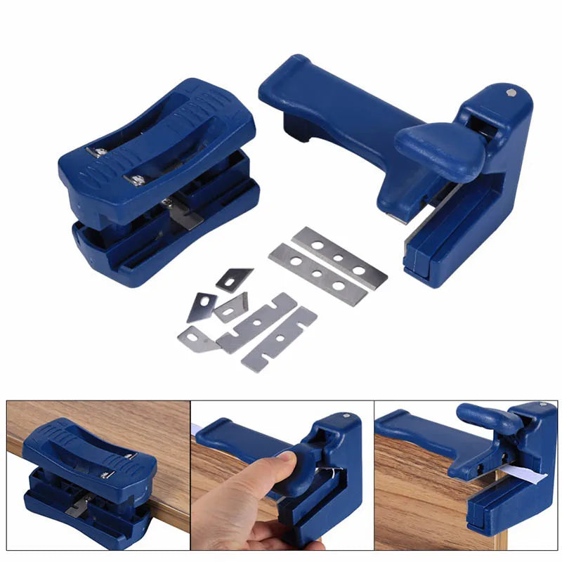 Handle Edge Trimmer Edgebanding End Banding Machine End Cutter Set for Wood Furniture Cabinet Manual Tail Trimming Tool Plastic Oasis Select