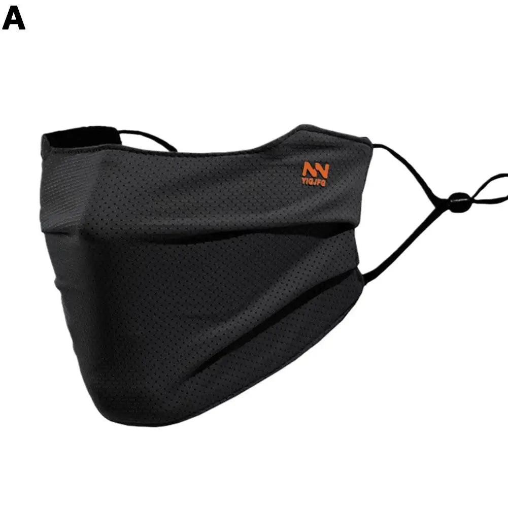 Ice Silk UV Face Shield – Breathable Sun Protection Mask