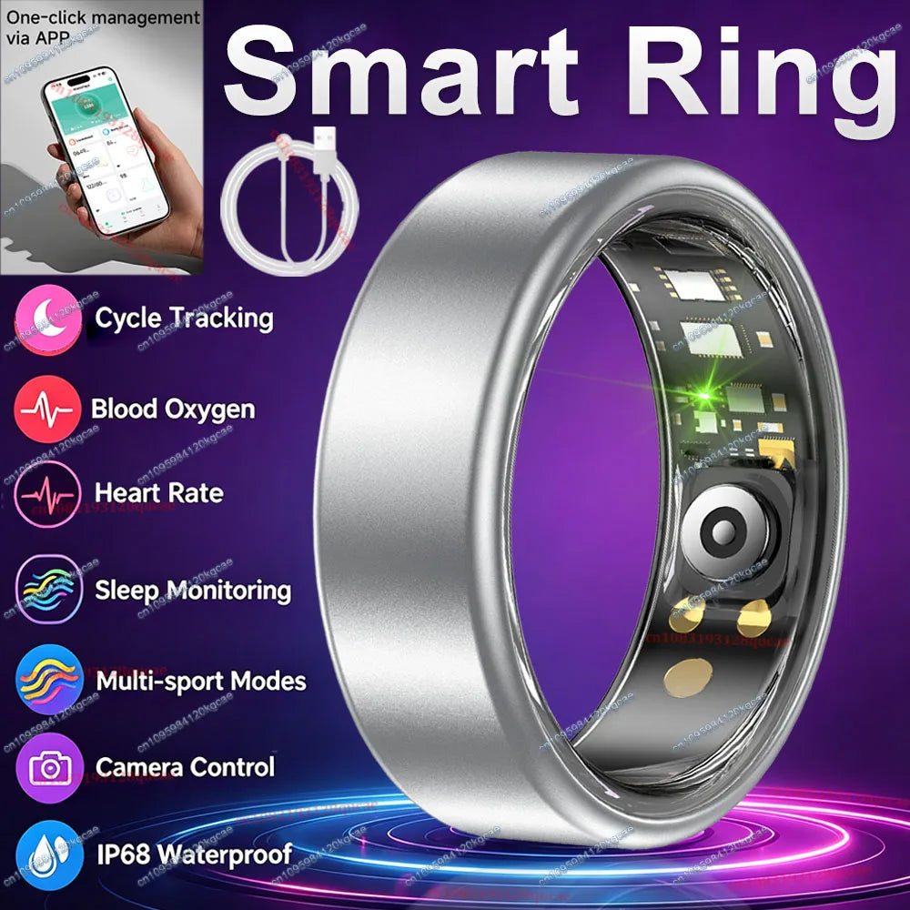 Ola Esporte Smart Ring – Heart Rate, SpO2 & Sleep Monitor