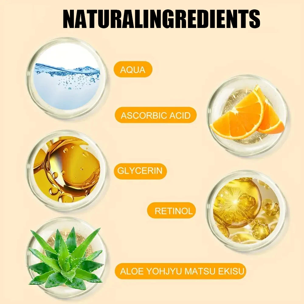 SUYARUN Vitamin C Facial Serum - Brightening, Antioxidant, Fade Dark Spots & Hydrating Treatment for Glowing Skin. Oasis Select