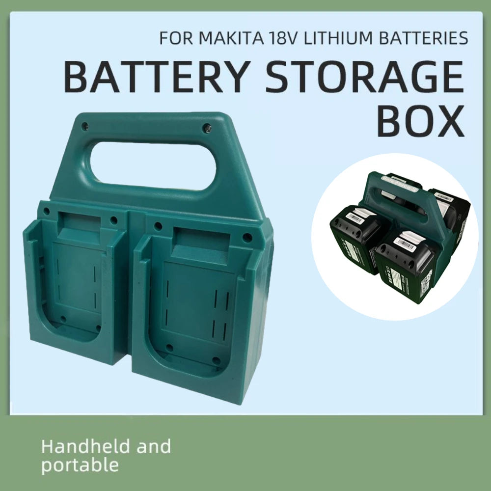 Makita 18V Battery Holder Rack – 4 or 6 Slot 3D Printed