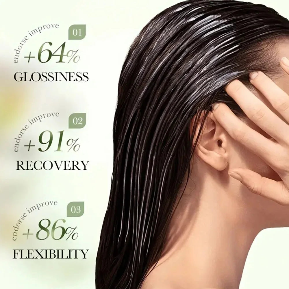 Repair Hair Mask Rosemary Deep Nourishing Straightening Scalp Treatment for Damaged Dry Frizz Soothing Soften Hair Care Masque Oasis Select