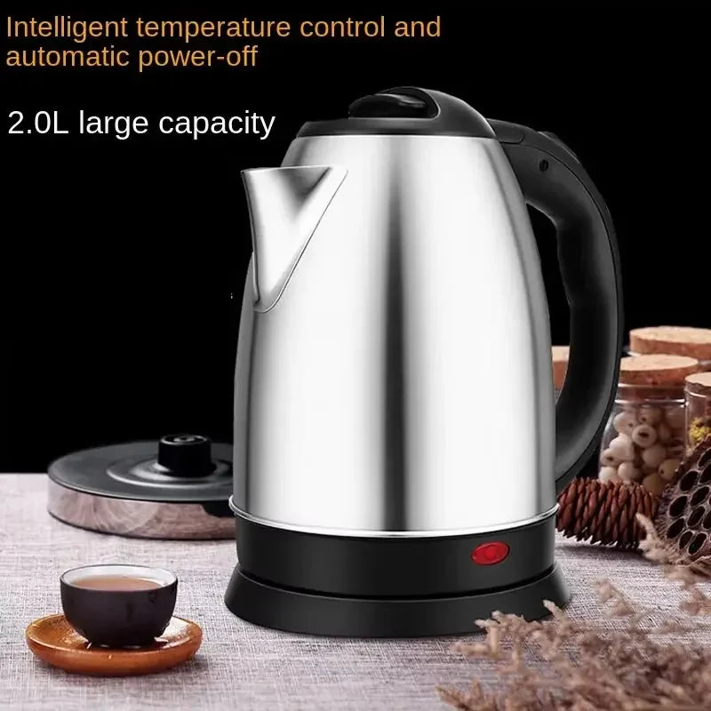 Electric Kettle 2L Hot Water Kettle Stainless Steel Electric Teapot Coffee Tea Beverage Boiler Electric Water Heater 220v/230v Oasis Select