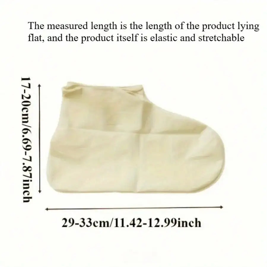 1 Piece Latex Rain Boots Waterproof Shoe Cover, Suitable for Both Men and Women, Suitable for Outdoor Activities, Hand Washable Oasis Select