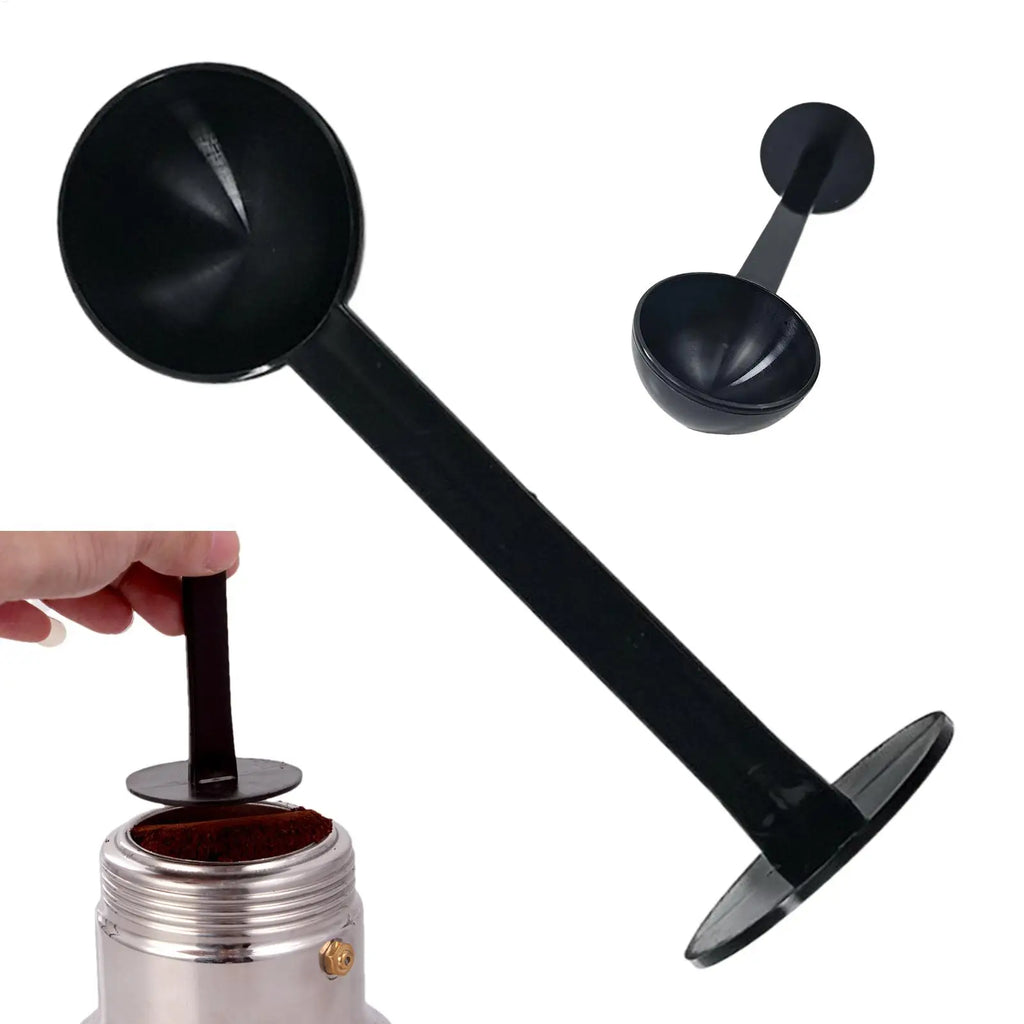 Espresso Scoop with Tamper Espresso Machine Coffee Measuring Tamper Scoop Coffee Powder Tablespoon Measure Spoon for Kitchen Oasis Select