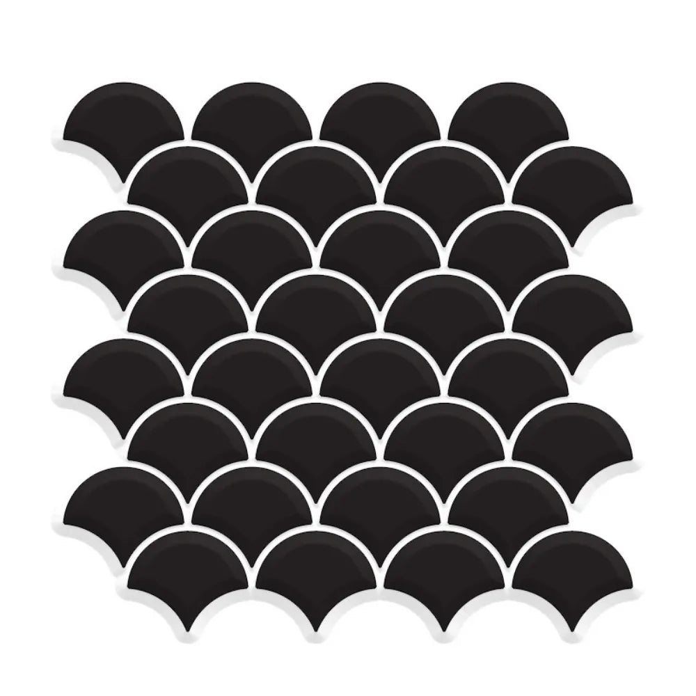 3D Fish Scale Peel & Stick Wall Tiles | Waterproof PVC Sticker