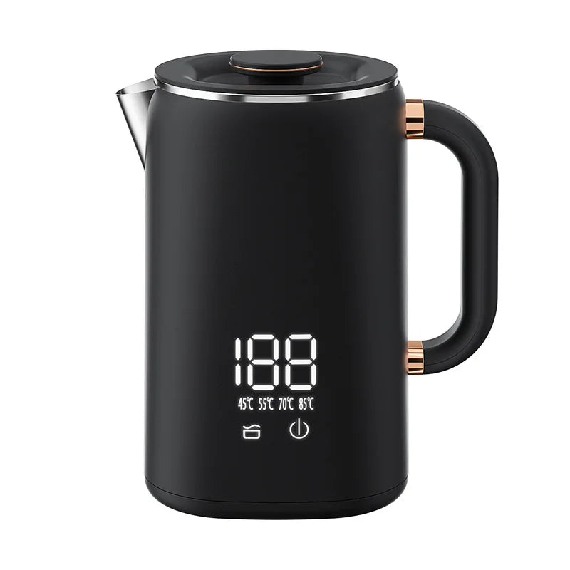 Smart Insulated Electric Kettle – Auto-Off & Keep Warm 110V