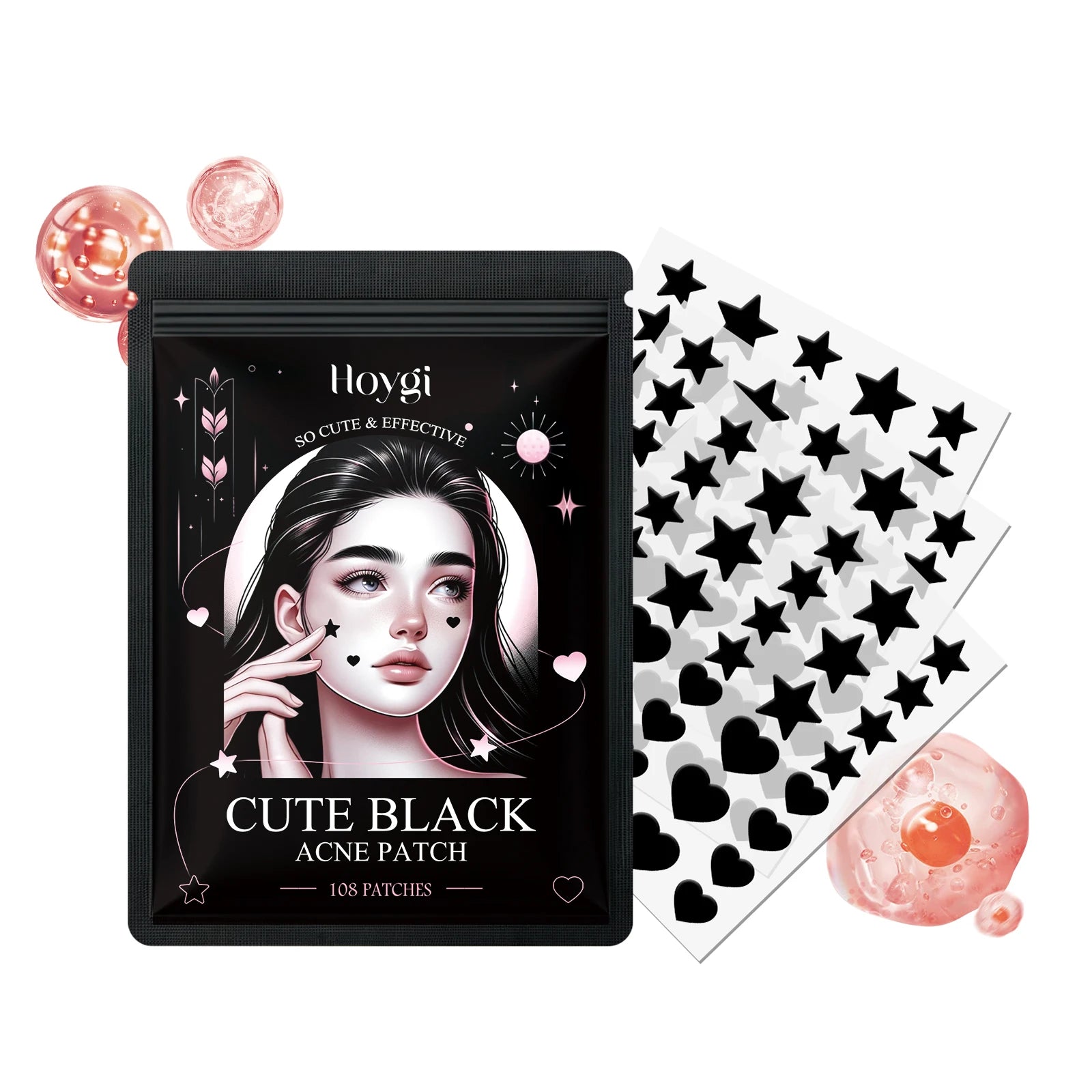 Hoygi Black Acne Patches – Spots, Blackheads & Blemish Care