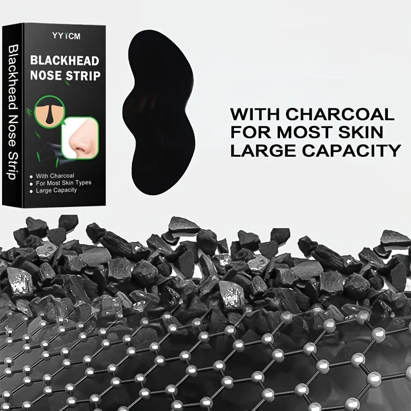Bamboo Charcoal Nose Strips – 30 Pcs | Deep Pore Cleansing Pore Cleansing Strips Oasis Select
