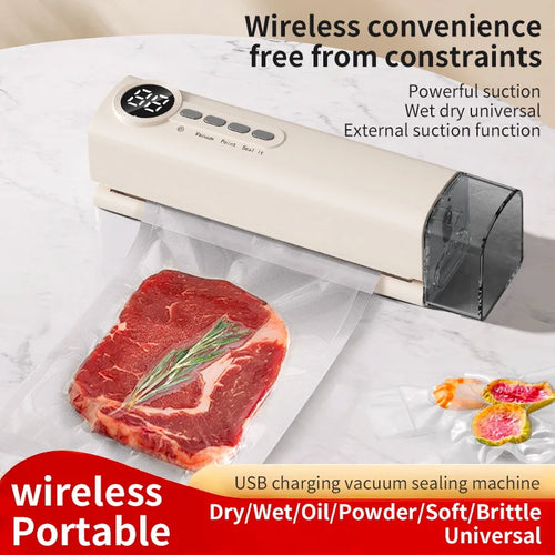 3-in-1 Handheld Vacuum Sealer Machine | Wireless Food Sealer Vacuum Sealer Machine Oasis Select