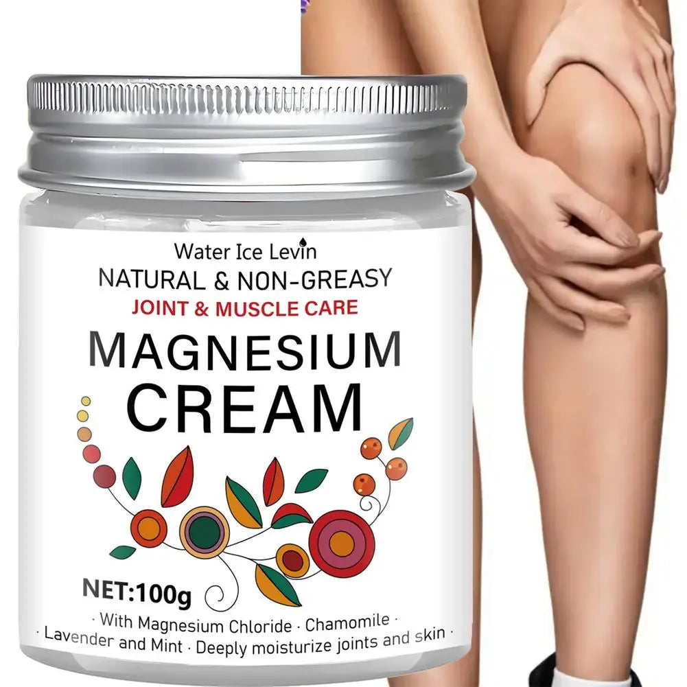 Nerve Relief Magnesium Cream, Magnesium Body Butter Deeply Moisturizes Skin,Non-Greasy Relief for Knee Joint & Muscle Comfort Oasis Select