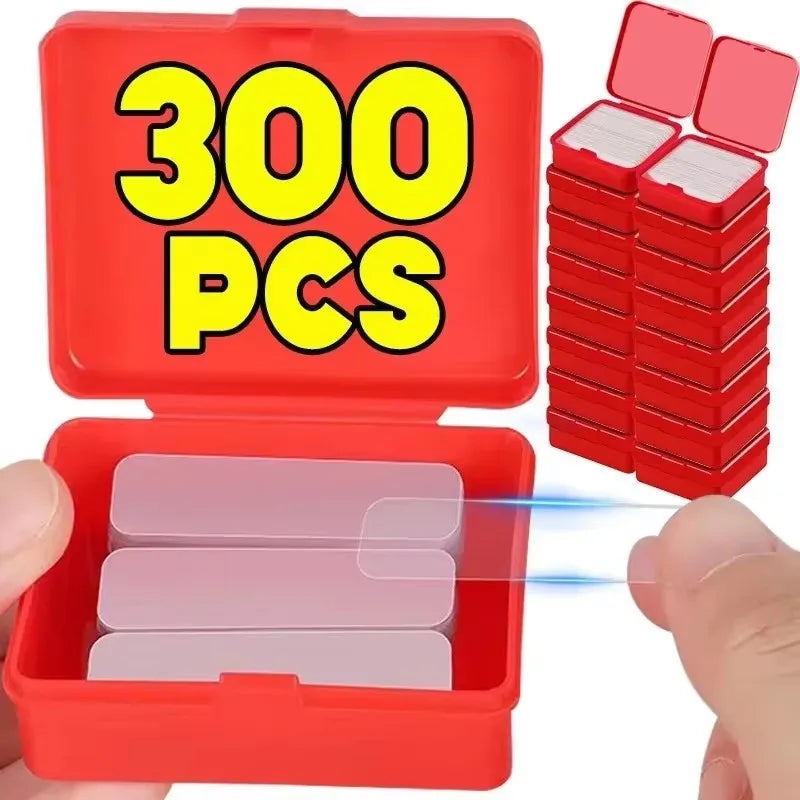 1/6box Can Be Reused Super Strong Double Sided Adhesive Tape Transparent Wall Stickers Water Proof Household Products Adhesives Oasis Select