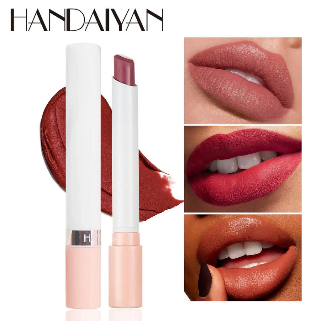 Handaiyan 4-Piece Matte Velvet Lipstick Set – Waterproof & Long Lasting