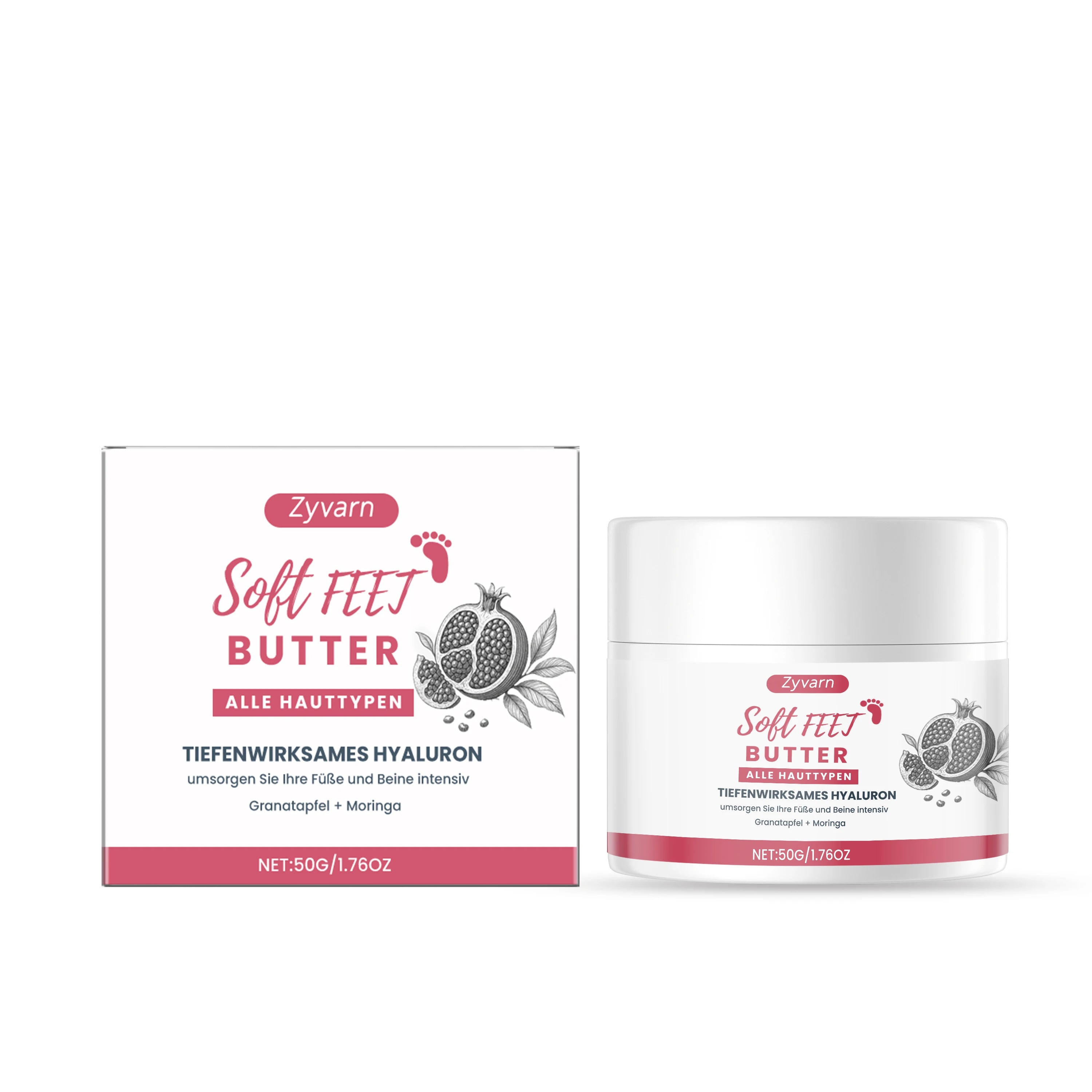 Zyvarn Soft Foot Butter Cream – Moisturizing Heel Balm 50g