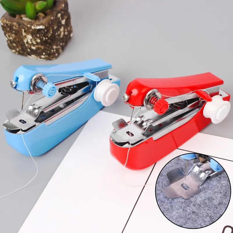Portable Handheld Mini Sewing Machine, DIY Sewing Tools for Clothing Fabrics and Leather, Home and Outdoor Travel Sewing Tools Oasis Select