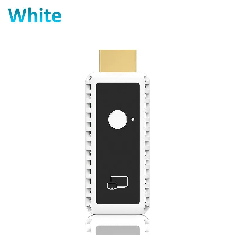 5G Screen Mirroring Adapter For iOS and Android HDMI-compatible Receiver For Pantalla TV Stick Miracast Oasis Select White