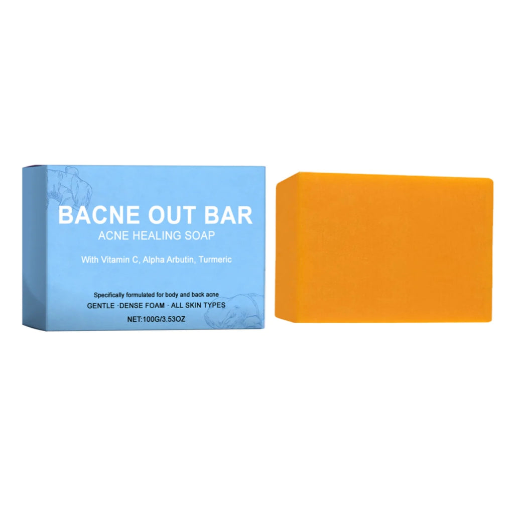Turmeric Cleansing Soap Effectively Removes Body Acne Deep Cleansing Rich Foam Eliminates Body Odor Gently Exfoliates Body Soap Oasis Select 100g Boxed