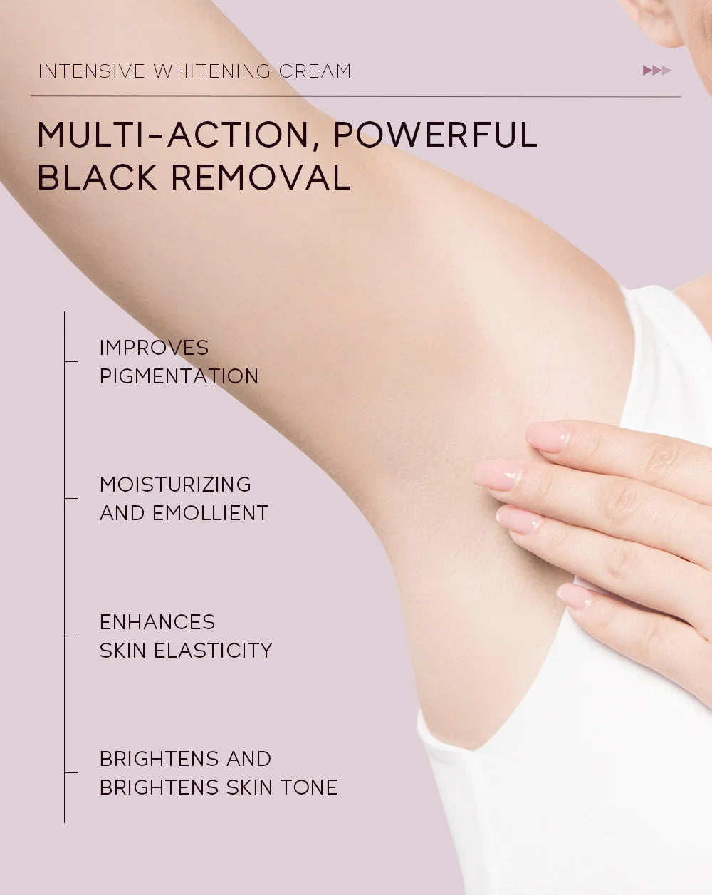 Whitening Cream For Dark Skin Underarm Bleaching Armpit Lightening And Intimate Area Woman Moisturizer Korean Skin Care Products Oasis Select