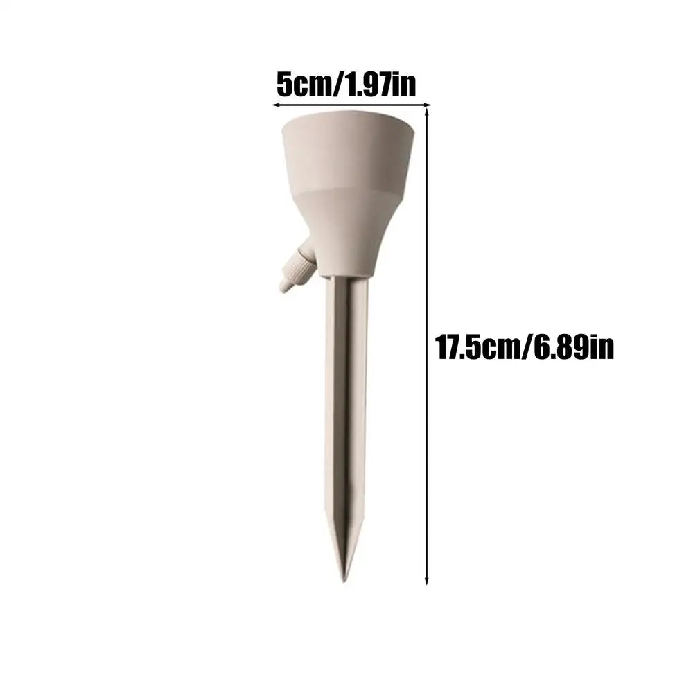 Watering Spikes 3Pcs Adjustable Drip Irrigation System Automatic Self Watering Spikes For Plants Indoor Outdoor Potted Plants Oasis Select cream colored 3Pcs