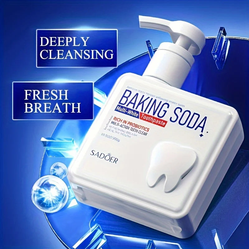Baking Soda Probiotic Pump Toothpaste – Whitening 300g Whitening Toothpaste Oasis Select