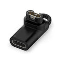 Type-C Adapter for Garmin Fenix 8 7 Instinct Forerunner Charger Watch Charging Adapter Oasis Select black