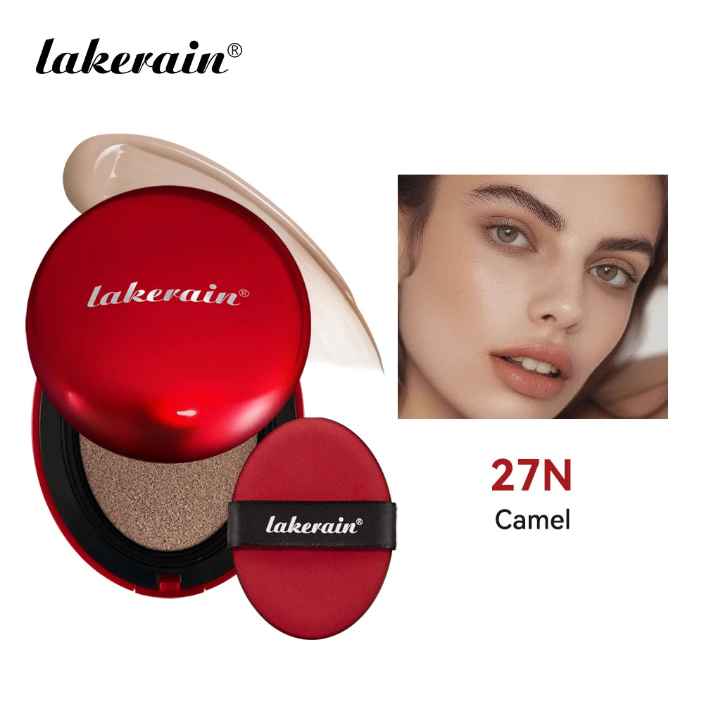 Sunscreen Cushion Foundation Waterproof Long-lasting Brighten Foundation Cream Women Base Makeup Face Korean Cosmetics Oasis Select 27N