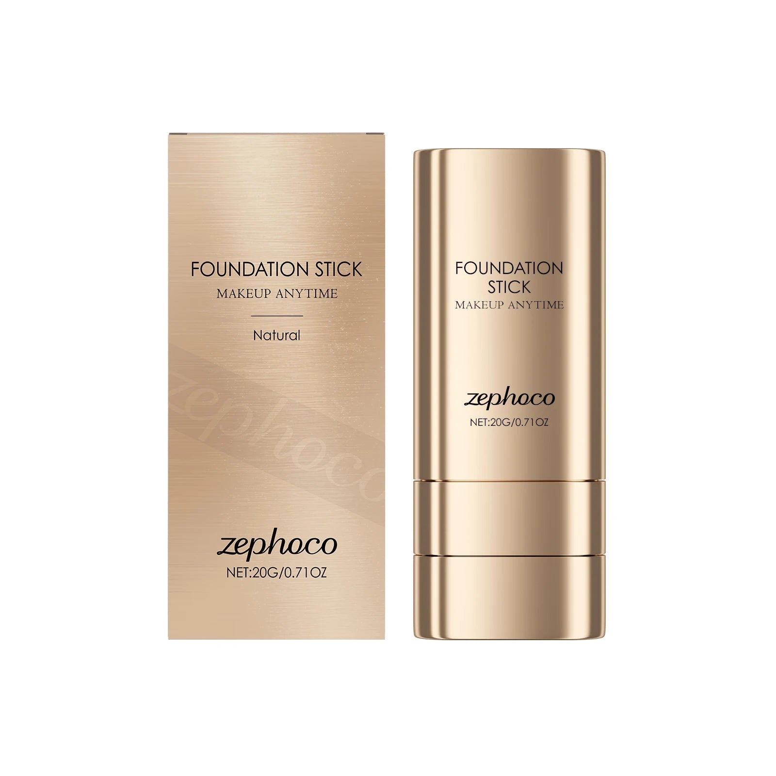 2-in-1 Foundation Stick for Uneven Skin Tone Lightweight and Adherent Moisturizing Natural Concealer Clear Matte Foundation Oasis Select Natural Color
