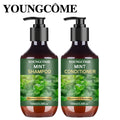 YOUNGCOME Peppermint Oil Shampoo & Conditioner Set 3.38 oz Shampoo & Conditioner Set Oasis Select 100ML
