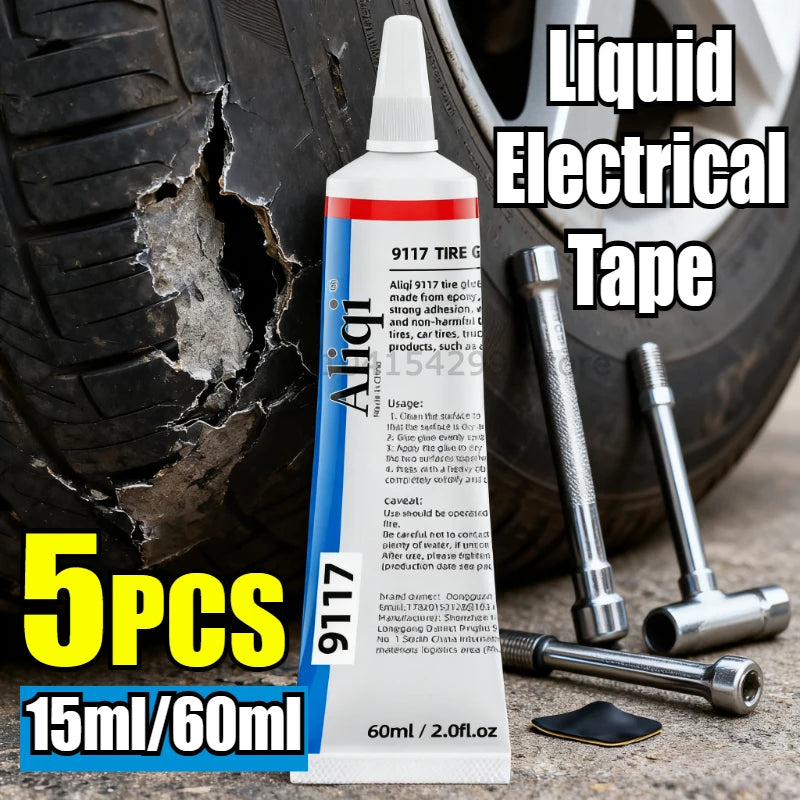 15/60ml Strong Fabric Glue Waterproof Strong Adhesive High Temp Data Cable Sealant Insulating Tape Headset Electrician Tape Oasis Select