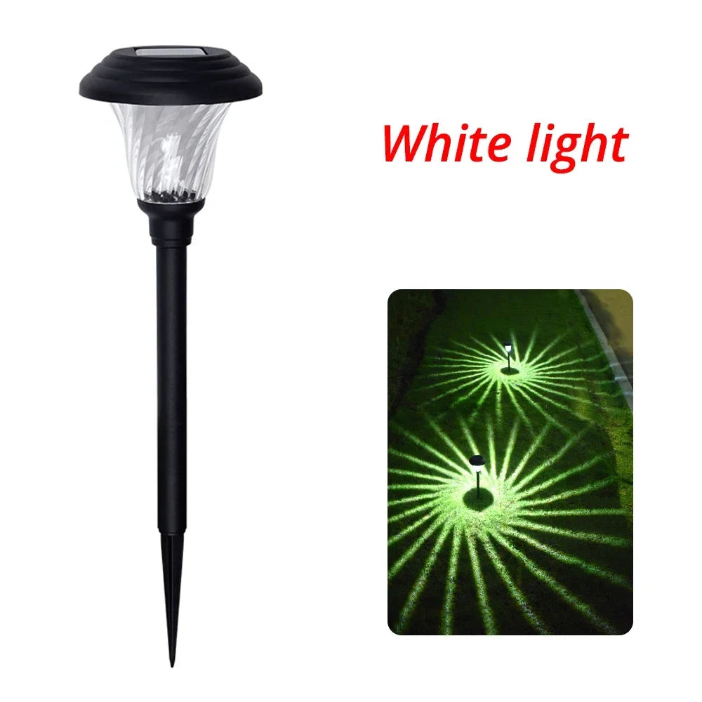 HVIERO Solar LED Garden Stake Lamp | IP65 Waterproof Outdoor Light