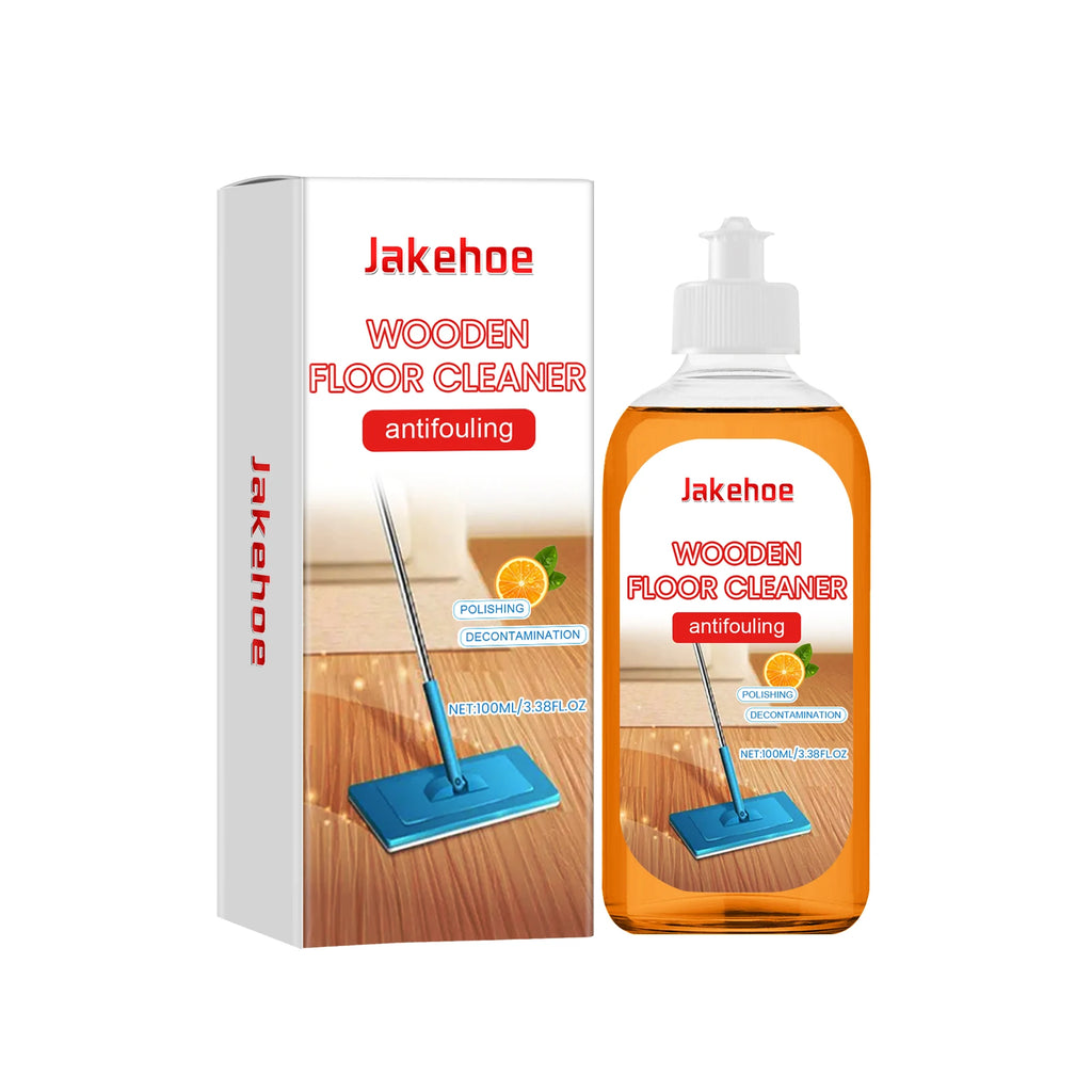 Jakehoe Wood Floor Cleaner & Polish – 100ml Concentrated Floor Cleaner Polish Oasis Select 100ml boxed