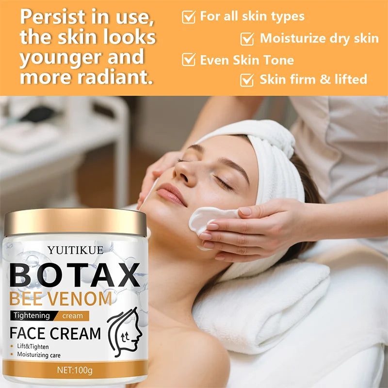 Bee Venom Face Cream 100g – Firm, Lift & Hydrate Skin