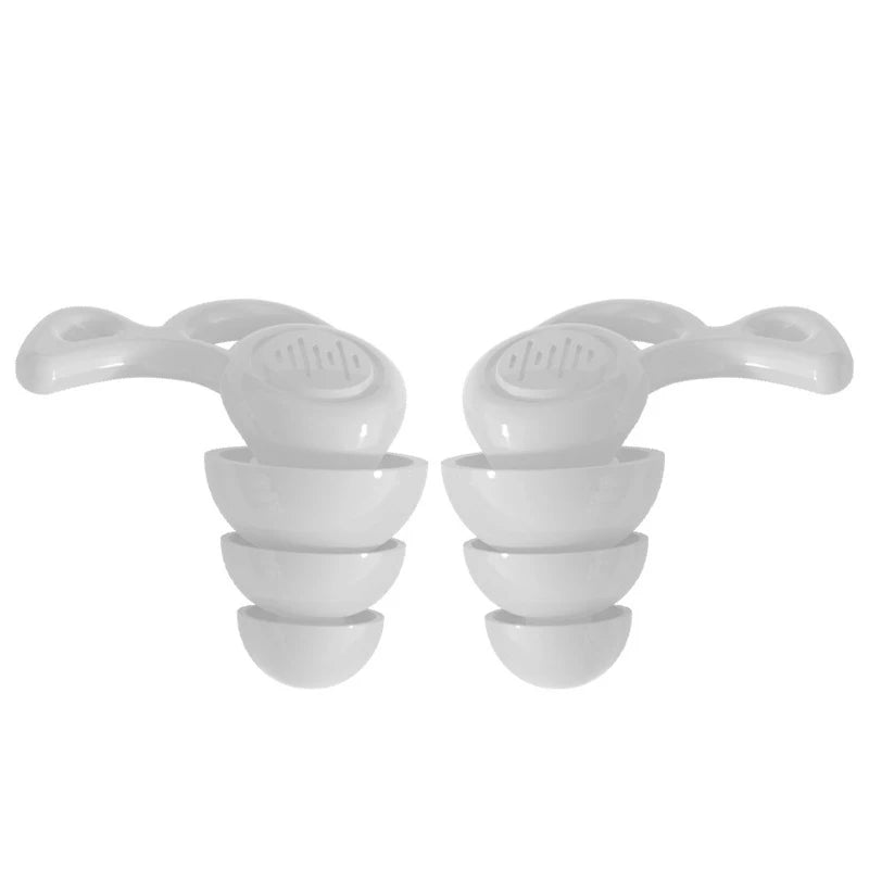 3-Layer Silicone Earplugs – Reusable Noise Blocking for Sleep