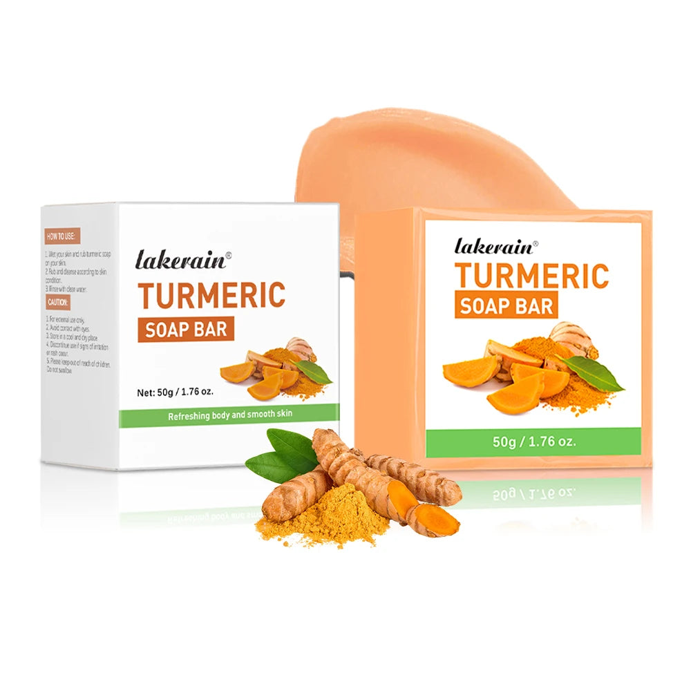 Handmade Turmeric Soap Bar – Brightening Face & Body Cleanser