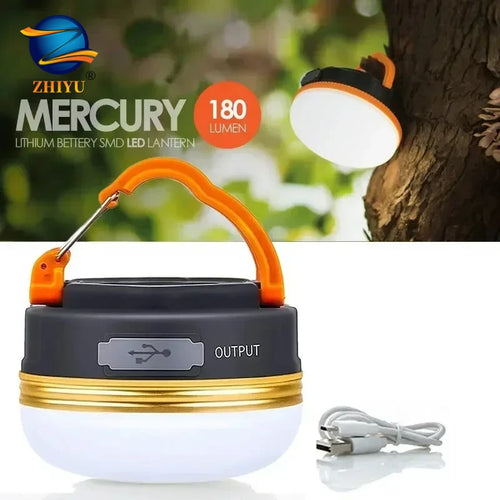 10W LED Camping Lantern | USB Rechargeable 1800mAh Tent Light Camping Lantern Oasis Select