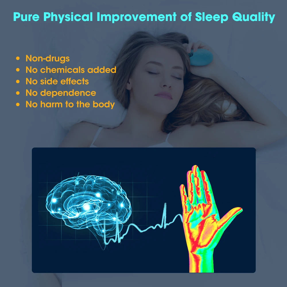 Handheld EMS Sleep Aid Device – 15 Levels, Drug-Free
