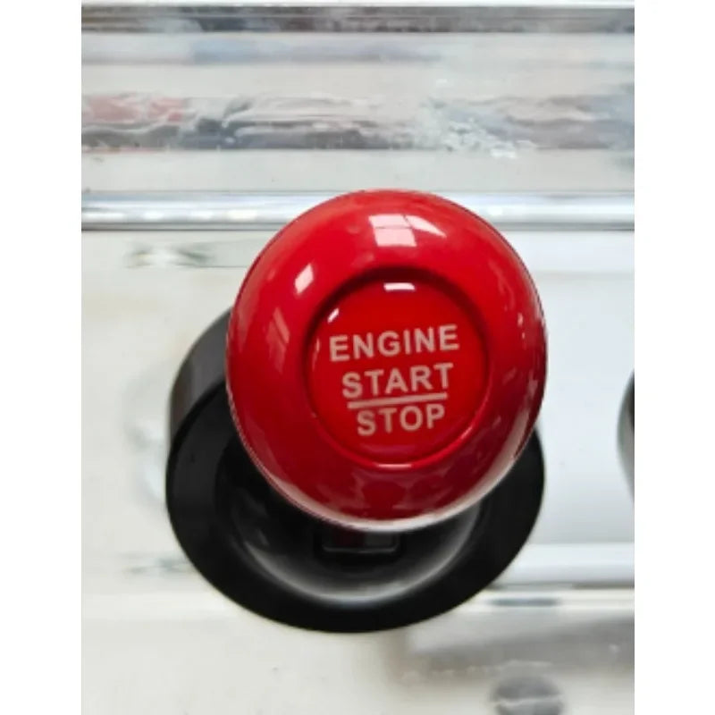 Automotive One Touch Start Button Push To Start Rocker Lever Retro Joystick Decoration Car Interior Accessories Gift Oasis Select red