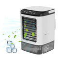 Portable Desktop Air Cooler Fan – Dual Spray & Night Light