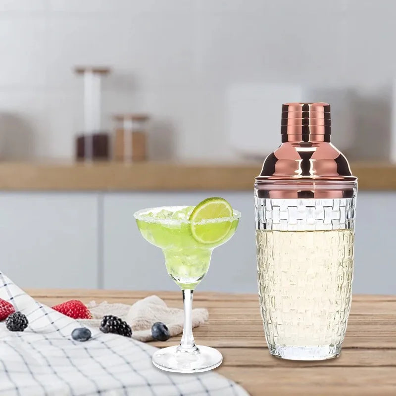 400ML Transparent Resin Shaker Cup, Milk Tea Accessories, Cocktail Shaker, Mixing Cup, Perfect for Whiskey and Other Beverages Oasis Select